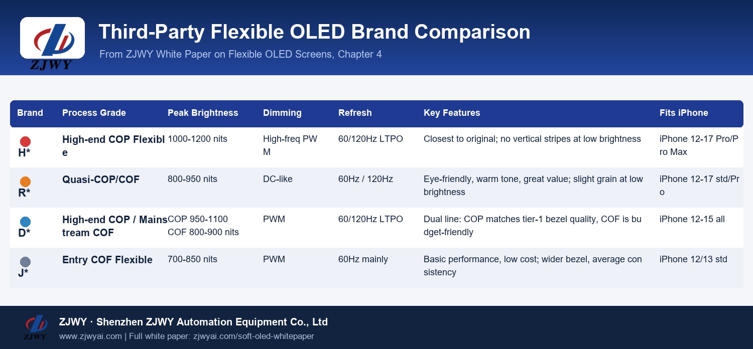 Brand comparison